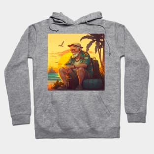 Dad in the beach Hoodie